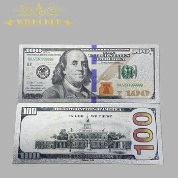 100 Доларова Банкнота All Style America Нова 100 Доларова Банкнота с Позлатени 24-каратово за Събиране