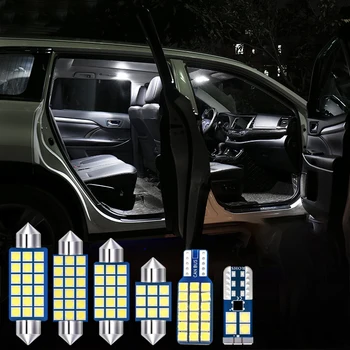 13 бр. T10 W5W Led Светлини Комплект за осветление на интериора на Колата За Mercedes Benz GLE W166 2015-2019 Купол За Четене на Краката Дифузната Светлина на Лампата на Багажника