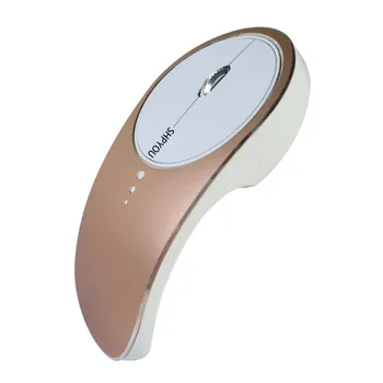 2,4 G Тиха Тиха Безжична Оптична Мишка Акумулаторна Безжична Мишка Метална С USB-Приемник За компютър, Съвместим С Yw#