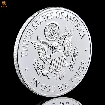 2017 ДОЛАРА на Ню Йорк Статуята на Свободата в САЩ Свободата на Орел Сребърна/Златна монета на залога Предизвикателство Икона Колекция от Монети 3