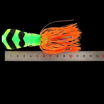2022 Нови Меки Лягушачьи Примамки с Двойно плетене на една Кука 3D Eyes Стръв за Калмари Topwater Whopper Plopper Стръв за Риба Щука Змееголова 2