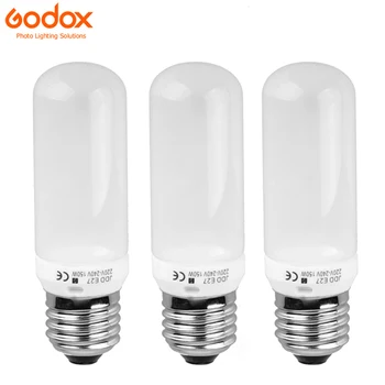 3 бр. Godox 150 W 250 W E27 която симулира Лампа Лампа Ing Лампа за Студийната Светкавица DE300 DE400 SK300 SK400 QS600 QT600 DP400 DP600 GS400