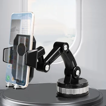 360 Ротация Универсален Държач за Мобилен Телефон Поставка чистачките на Предното Стъкло Определяне на Арматурното Табло, Мобилни GPS Скоба Подкрепа на Багажника на Автомобил Пикап