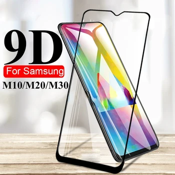 9D Закалено Стъкло за Samsung Galaxy M30 М 20 M10 Стъкло Пълно Покритие на Екрана M105f M205f M305f Защитно Фолио за Samsung M10 20 Стъкло