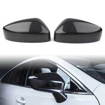 ABS Въглеродни Влакна за Обратно виждане от Страна на Огледалото за Обратно виждане Капак 2 бр. За 2017 2018 2019 Mazda CX-8 CX8