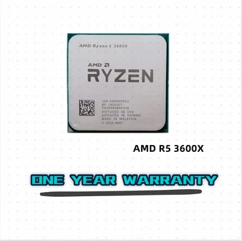 AMD Ryzen 5 3600X R5 3600X 3,8 Ghz Шестиядерный двенадцатипоточный процесор на 7 НМ 95 W L3 = 32 M 100-000000022 Гнездо AM4