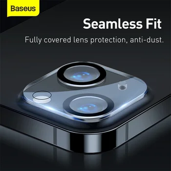 Baseus Задната Защита на Обектива на Камерата За iPhone 13 14 Pro Max Plus Закалено Стъкло За Обектива Стъкло За iPhone Защитно Фолио За Обектива 2 Бр