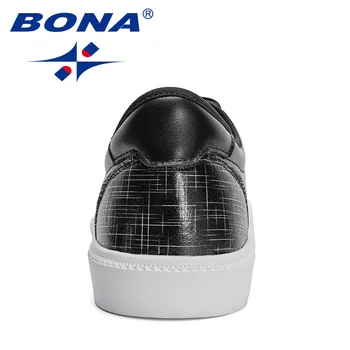 BONA 2022, Нова Дизайнерска Ежедневни Обувки, Класически Маратонки, Мъжки Вулканизированная Обувки На Платформа, Обувки За Скейтборд, Пешеходната Обувки Masculinas 1