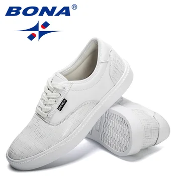 BONA 2022, Нова Дизайнерска Ежедневни Обувки, Класически Маратонки, Мъжки Вулканизированная Обувки На Платформа, Обувки За Скейтборд, Пешеходната Обувки Masculinas 5