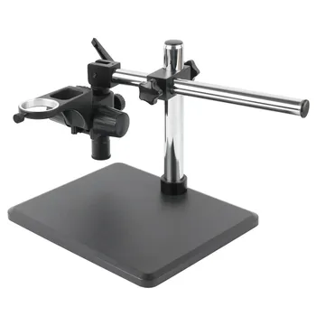 DIA 25 мм Поставка За Микроскоп 50 ММ Притежателя Метална Скоба Прът на Прът Штендер Microscopio Arm За Промишлена Видеокамери