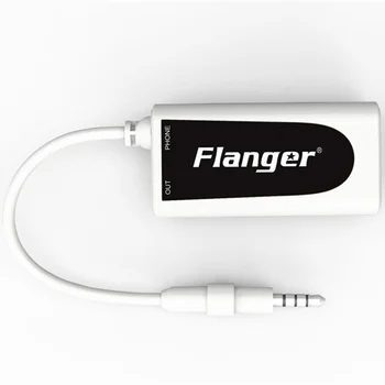 Flanger FC-21 Конвертор на китара / бас в смартфон връзка с ПРИЛАГАНЕТО на педала на китарни ефекти, множество програми stompbox за IOS и Android