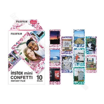 Fujifilm Instax Mini 11 Фолио Instax Mini Confetti Дизайнерски Филм За Fuji Mini 9 8 7 секунди 7c 25 26 70 90 Instant Помещение SP1 SP2 LiPlay