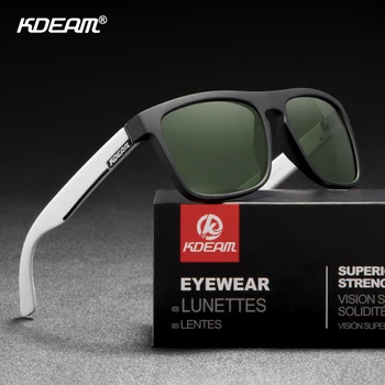 KDEAM Guy ' s Универсални поляризирани слънчеви очила с нощно виждане /Фотохромичните очила за шофиране UV400 Нови цветове KD156 CE