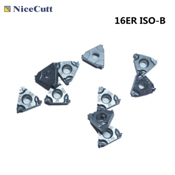 NiceCutt 16ER ISO-B резби Струговане Paste От Волфрамов карбид Материал Карбид Резба Инструменти за Струговане