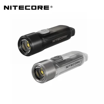 NITECORE TIKI TIKI LE 300 Лумена Мини футуристичен ключодържател лек USB Акумулаторна батерия за Преносим фенер С USB кабел за зареждане