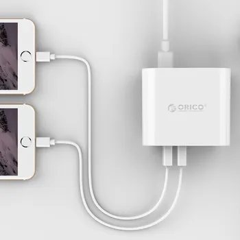 ORICO 4 Порта USB Зарядно Устройство За Samsung Xiaomi HUAWEI Смартфон в Настолен USB Зареждане на Пътуване Мини Преносим 2