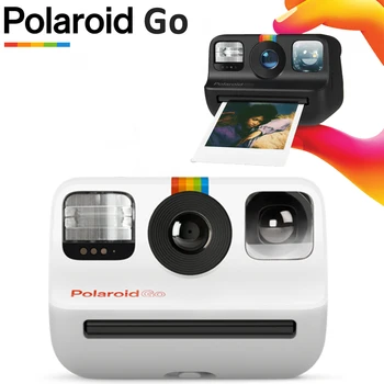 Polaroid Най-миниатюрна камера Polaroid Go Camera черно-бял цвят (опция 16 листа бяла цветен филм Go)