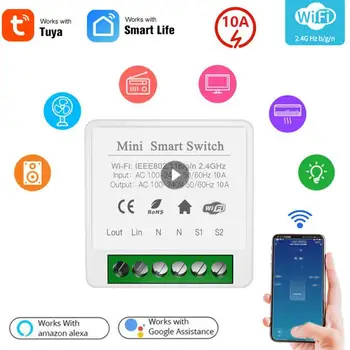 Sasha Wifi Mini Smart Switch 10A САМ Модул Ключове Светлина 2-лентов Таймер за Управление на Безжични Ключове Работят С Алекса Google Home