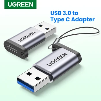 Ugreen USB Type C USB Адаптер Включете USB 3,0 3,1 Type C Женски C USB Адаптер за PC, Лаптоп Samsung Huawei Слушалки USB Адаптер