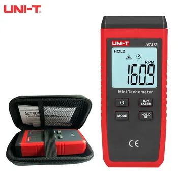 UNIT UT373 Мини Цифров Лазерен безконтактен Тахометър Електрически Тахометър Диапазон на измерване на скоростта 10-99999 об/мин