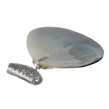 XINYAO Ретро Естествена Перла с Висулка във формата на Миди, Античен Посеребренный Висулка във формата на Мивки на Морския Охлюв, Окачване, Производство на Бижута F1151 3