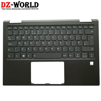 Британската Английска Клавиатура с подсветка с нова /оригинална обвивка C Капак Акцент за ръце главни Букви за лаптоп Lenovo Ideapad Yoga 720-13IKB 5CB0N67813