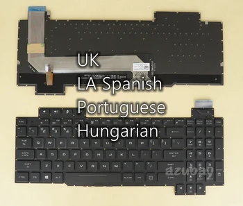 Великобритания LA Испански, Португалски, Унгарски Клавиатура За Asus ROG Strix SCAR GL503VD GL503VM GL503GE GL703GE GL703VD GL703VM С RGB Подсветка