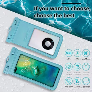 Водоустойчив Калъф За Телефон Чанта За Мобилен Телефон iPhone 13 12 11 Pro Max Xiaomi Huawei Универсален За Спорта Плажен Защитен Калъф Калъф За вашия Телефон