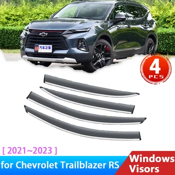 Дефлектори за Chevrolet Trailblazer RS LS Кросоувър 2021 2022 2023 Аксесоари Страничните Стъкла на Автомобила Сенници Дъжд от Веждите на Предното Стъкло
