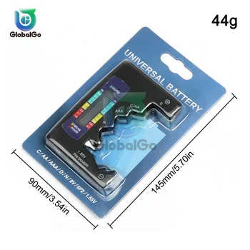 Дигитален Тестер за Батерии с LCD Дисплей C D N AA AAA 9 В 1,5 Бутон Елемент Проверка на Капацитета на Батерията Детектор на Капацитета на Инструмента за Диагностика на 5