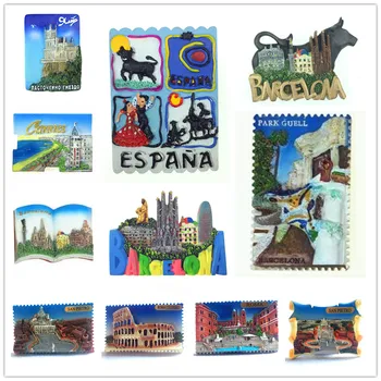 Европа Италия Туристически Сувенир Магнити За Хладилник Орнаменти Ръчно Изработени Изделия Магнитен Хладилник Колектор За Събиране На Подаръци
