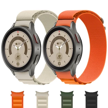 Каишка Alpine Loop за Samsung Galaxy Watch 5 Pro 45 mm 4 Класически 4246 мм часовник 3 активни 2 22 мм 20 мм Найлонови на часовника 45 44 мм 40 мм