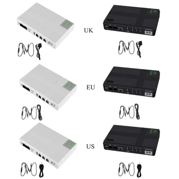 Мини UPS Батерия Резервно копие на Източник на Непрекъсваемо Захранване за Wi Fi Рутер Уеб Камера Машина Обслужване 5 В 9 и В 12 ПРЕЗ POE LAN G2AB