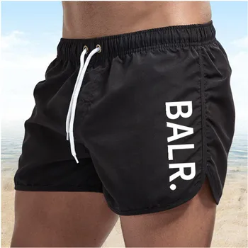 Мъжки бански Летни къси панталони, Цветни топене Секси плажни шорти за сърф удобни леки скоростни сухи