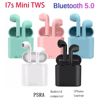 Нов i7s Мини TWS Безжични Bluetooth Слушалки Музика Движението стерео слушалки за iPhone Huawei смартфон Xiaomi PK i12 y30 y50 i11