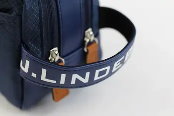 Нова стилна Найлонова чанта за голф, две ципове, Независимо пространство, богат на функции на голф чанта от изкуствена кожа, чанти за голф, за мъже и жени 4