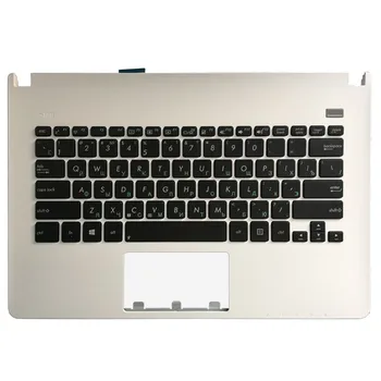 НОВАТА Руска BG клавиатура за лаптоп ASUS X301 X301A X301EI X301EB X301U Бял цвят със Стойка за ръце на Горния капак