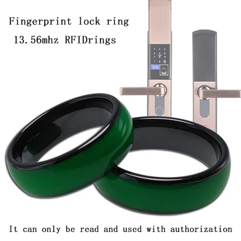Отнася се за Samsung заключване на пръстови отпечатъци 13,56 Mhz F08 чип оторизиран IC карта етикет специална смарт пръстен пръстен ключ карта обтегач