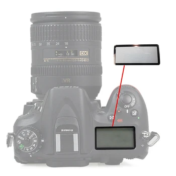 През малък Външен Стъклен екран От Фибростъкло, Ремонт на детайли За Nikon D80 D90 D200 D300 D600 D610 D700 D800 D7000 D7500 D810