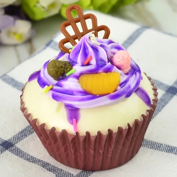 Реалистичен Изкуствен Фалшив Cupcake Торта Модел На Чаша Дисплей Снимки Подпори Занаяти Декорация На Дома