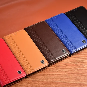 Ретро чанта за Носене От естествена кожа За XiaoMi Mi 8 9 9T SE Pro, Калъф Mi 9 Lite, Калъф За Телефон, бизнес Портфейл, флип-надолу на Кутията 5