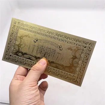 Сертификат банкноти топла продажба пластмасата е материал пълно покрит със злато за сертификат събрание на големия