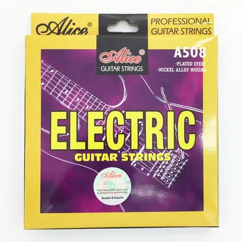 Струни за електрическа китара Alice 009 010 инча с покритие от никелевого сплав A508-SL / A508-L