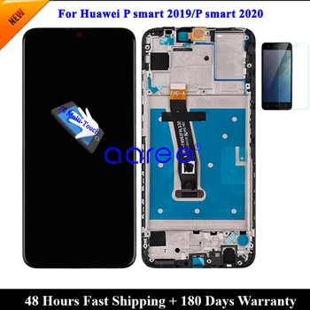 Тестван Оригинален LCD дисплей За Huawei P Smart 2019 LCD дисплей За Huawei P Smart 2019 Дисплей LCD екран е чувствителен на Допир Дигитайзер В Събирането на