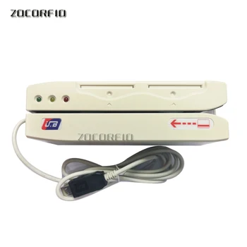 Устройство за четене и запис на карти с магнитна лента Hico 2750oE с двойно писта USB-порта /устройство за запис на магнитни карти VIP английската софтуер